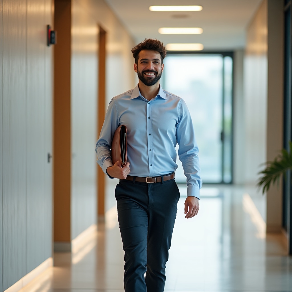 Person taking first steps on a clear path representing small financial decisions