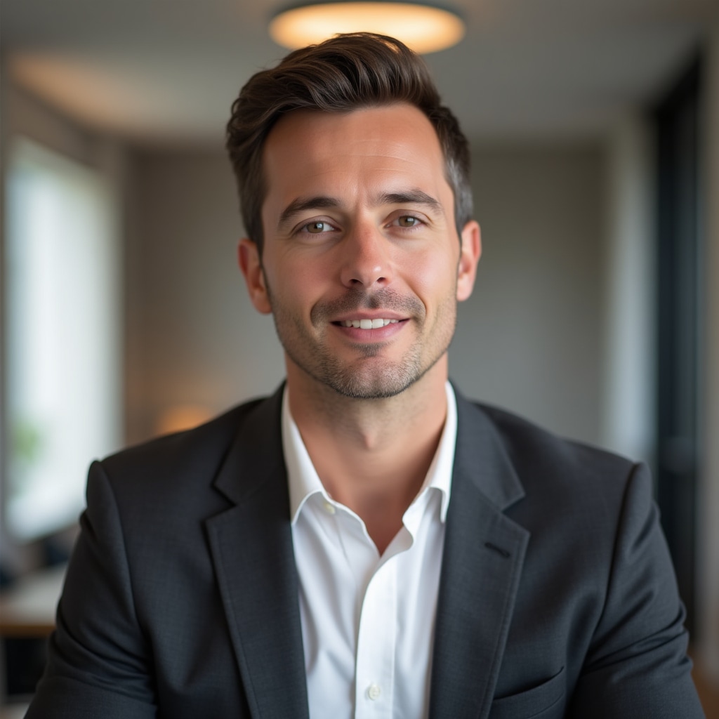 Webinar presenter speaking with clarity and focus during a live session